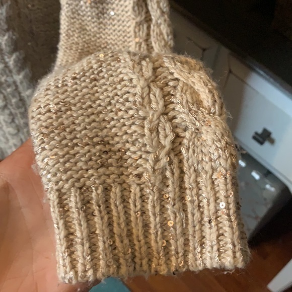 M&S Collection Stone Shimmer Sweater Size UK‎ 12 - Picture 4 of 10